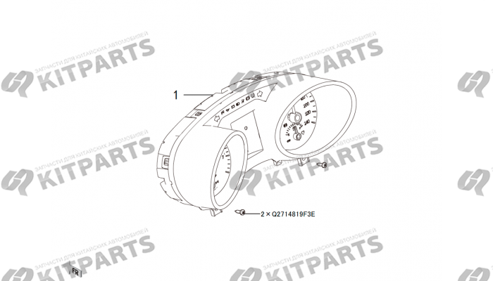 Комбинированные приборы Haval H8