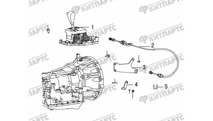 Рычаг переключения передач АКПП Great Wall